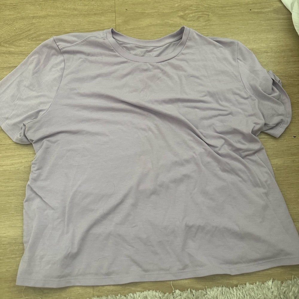OUTDOOR VOICES PURPLE SHIRT